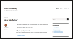 Desktop Screenshot of barbourians.org