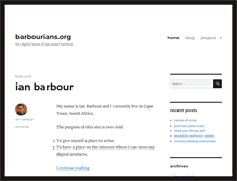 Tablet Screenshot of barbourians.org